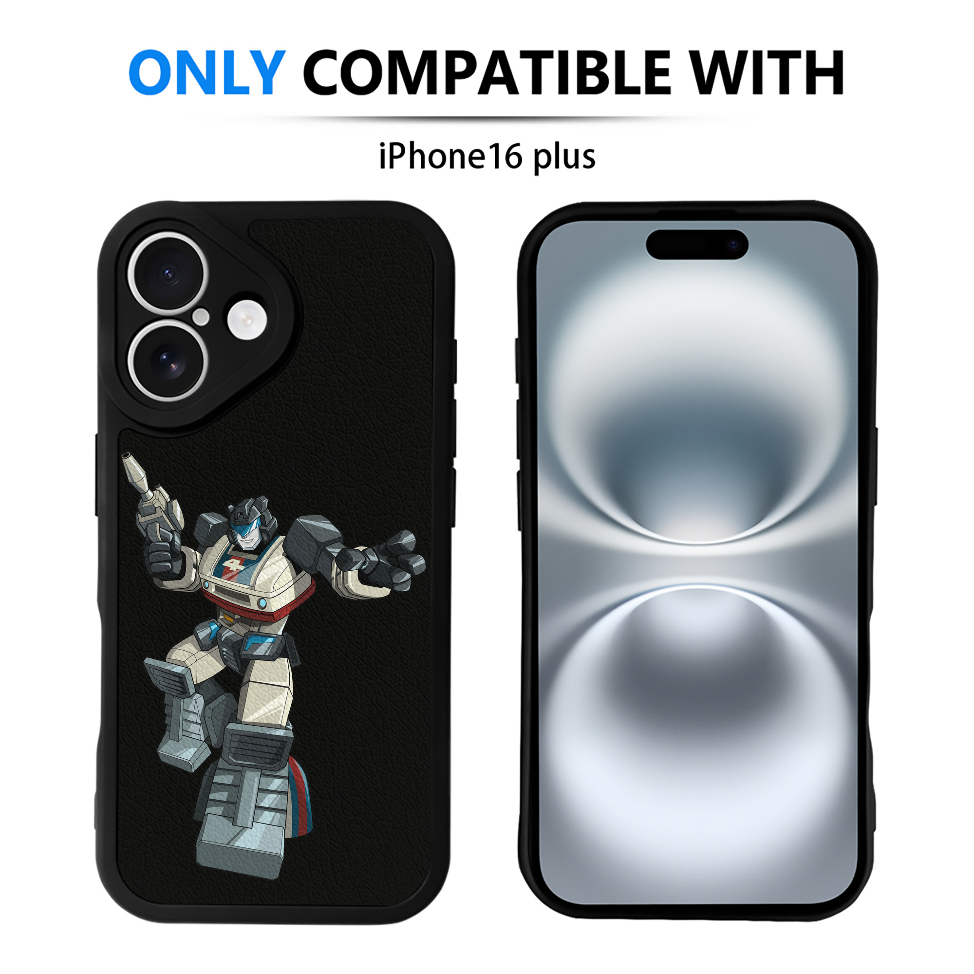 （画像用）  【iPhone 16シリーズ対応】シリコンスマホケース（レザー調） 材質：シリコン